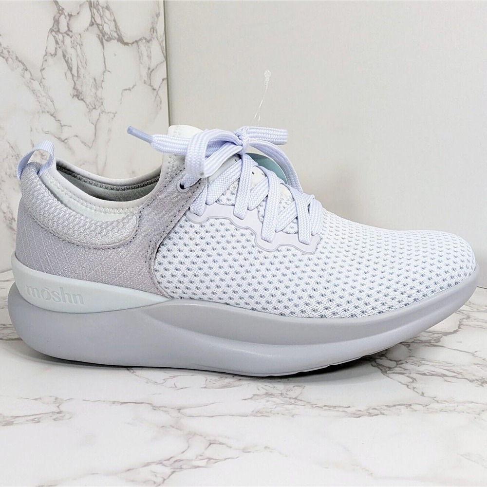 moshn Rhythm Orthotic Walking Athletic Shoe Lucent White Size 7 NEW IN BOX $170 - Picture 4 of 11